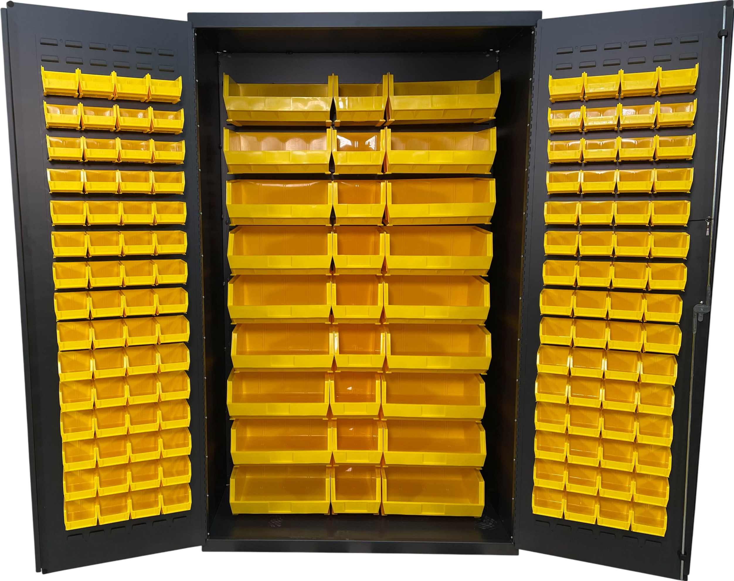 Valley Craft Heavy-Duty Bin and Shelf Cabinet 48