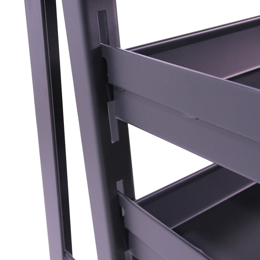 Valley Craft A-Frame Cart Double-sided Heavy Duty with 8 Lipped Trays F89067VCGY New
