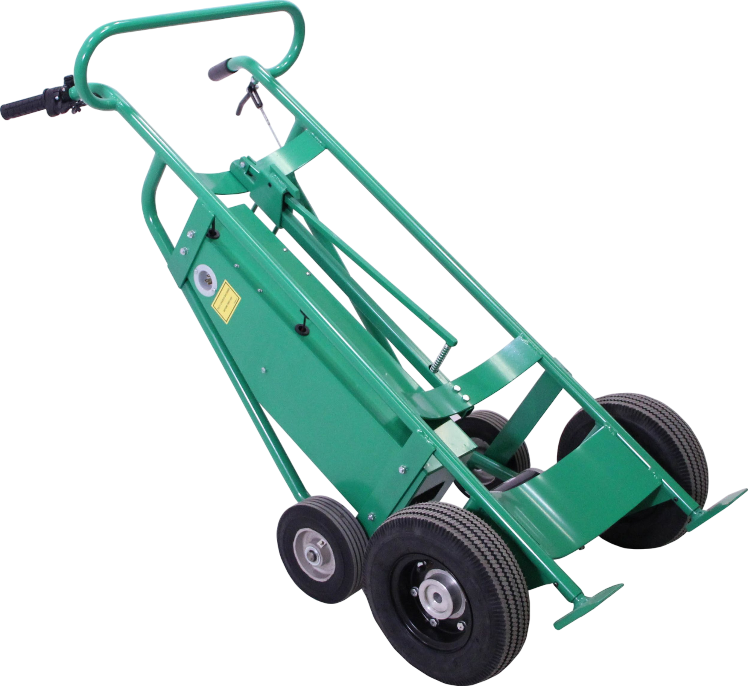 Valley Craft Powered Drum Hand Truck with Pneumatic Wheels 800 Lb Capacity F89484 New