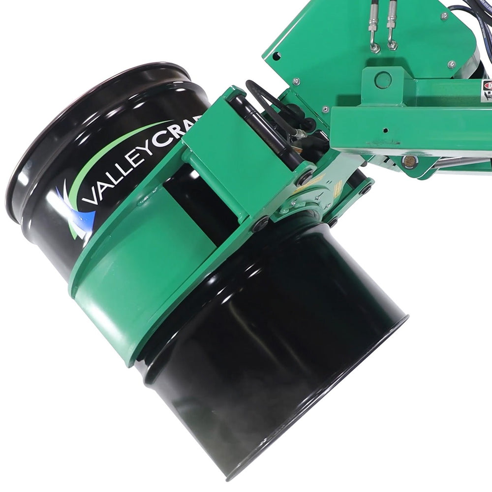 Valley Craft Powered Drum Clamp Tilt and Rotate Forklift Attachment 2000 Lb Capacity Battery Powered F89815A5 New