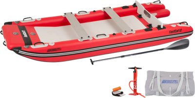 Sea Eagle FASTCAT12K_D Catamaran Inflatable Boat Deluxe Package New