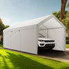 Vevor Carport Canopy 10' x 20' Heavy Duty Waterproof UV Resistant Removable Sidewalls Steel Frame New