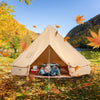 Vevor Bell Tent 22.9' Waterproof Canvas Yurt with Stove Jack and Detachable Side Wall Fits 12 People New