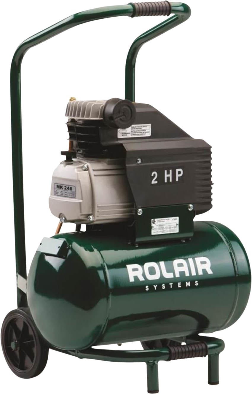 Rolair FC2002HBP6 Air Compressor Hand Carry Electric 5.3 gal. 2 HP Single Stage Pump Manufacturer RFB