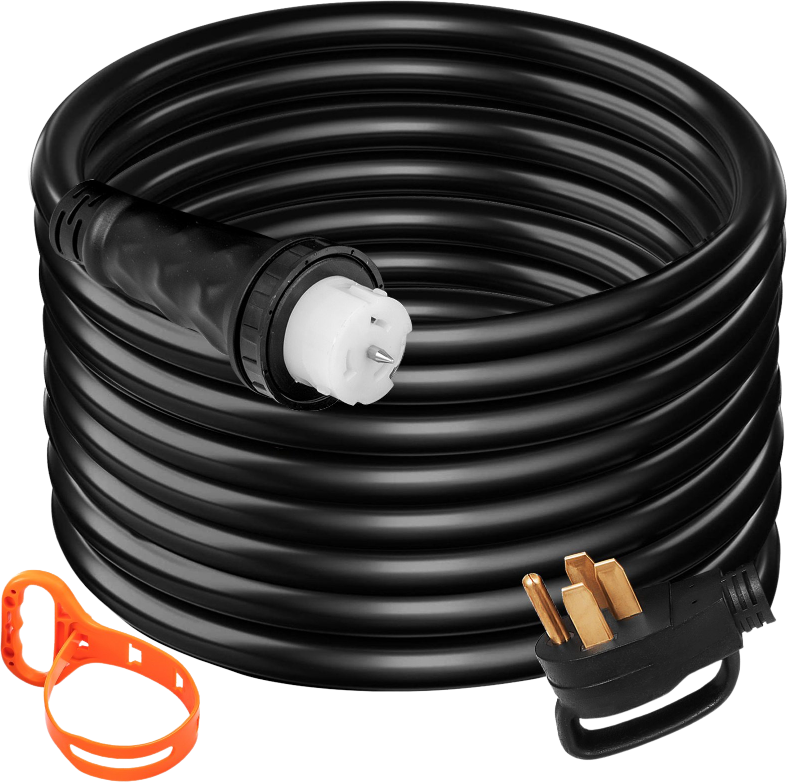 Vevor 75' 50A Generator Extension Cord 125/250V N14-50P Twist Lock Connector New