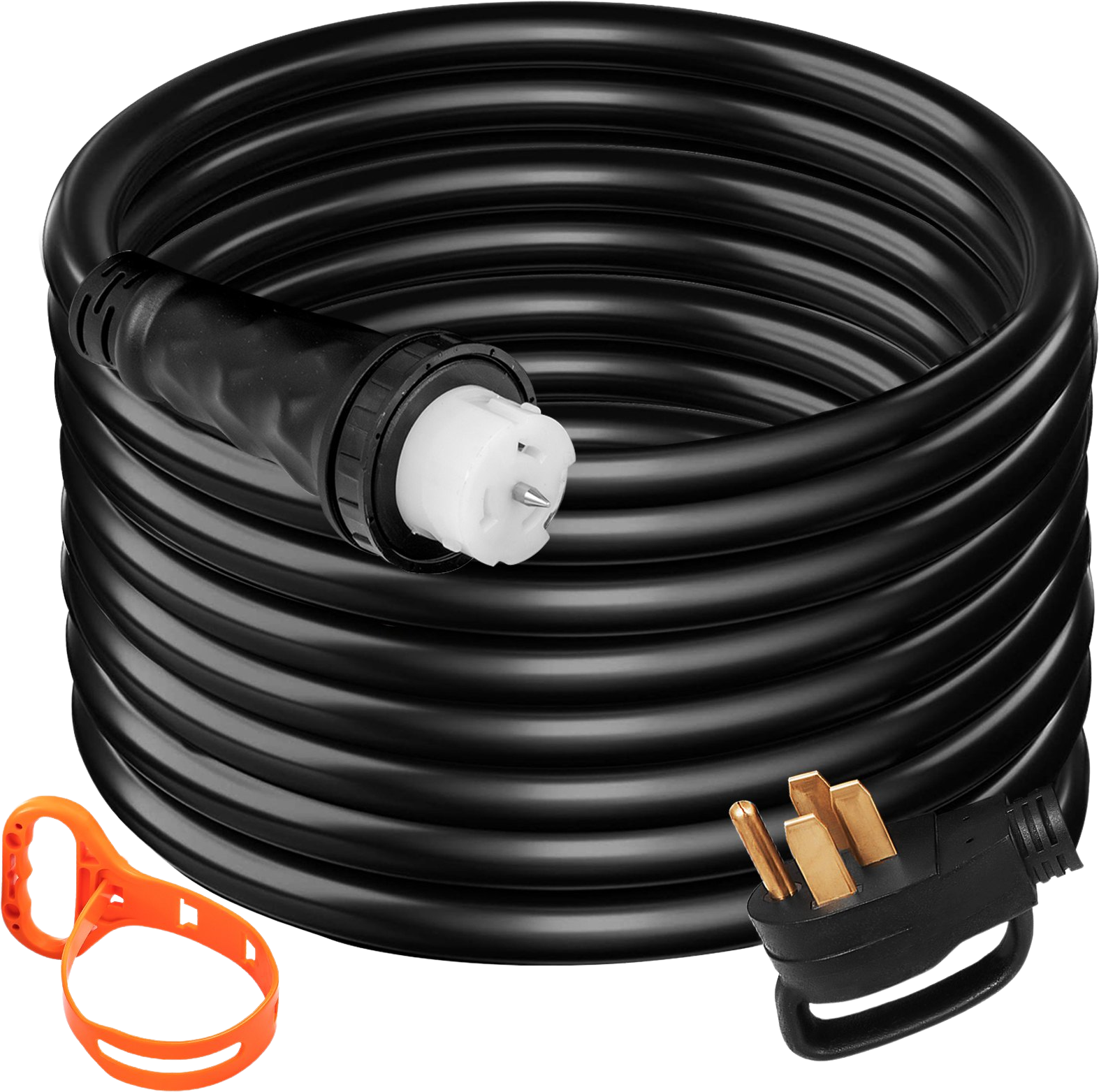 Vevor 75' 50A Generator Power Cord 125/250V N14-50P Twist Lock Connector New