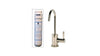 AquaNuTech Filtration System Combo with Contemporary C-Spout Cold Water Faucet New