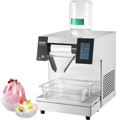 Vevor Commercial Snowflake Ice Machine 573 Lbs/Day Stainless Steel Multi-Texture Ice New