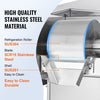 Vevor Commercial Snowflake Ice Machine 375 lbs/Day Stainless Steel Multi-Texture Ice New