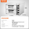 Vevor Commercial Countertop Electric Pizza Oven for 16" Pizzas 2700W Indoor New