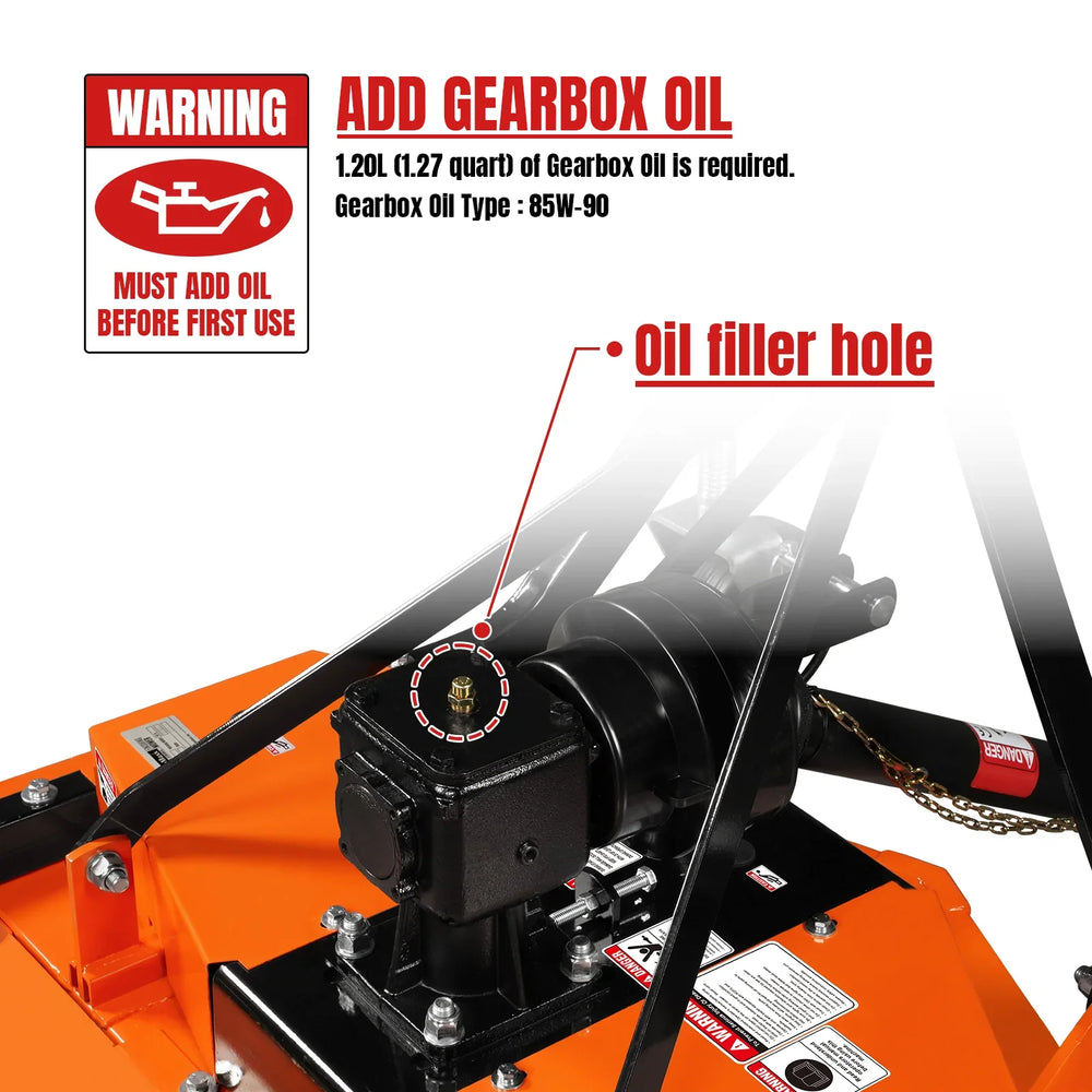 MechMaxx 72" Working Width Finishing Mower for Tractor,  18-50hp, 3 Point ,  FM180