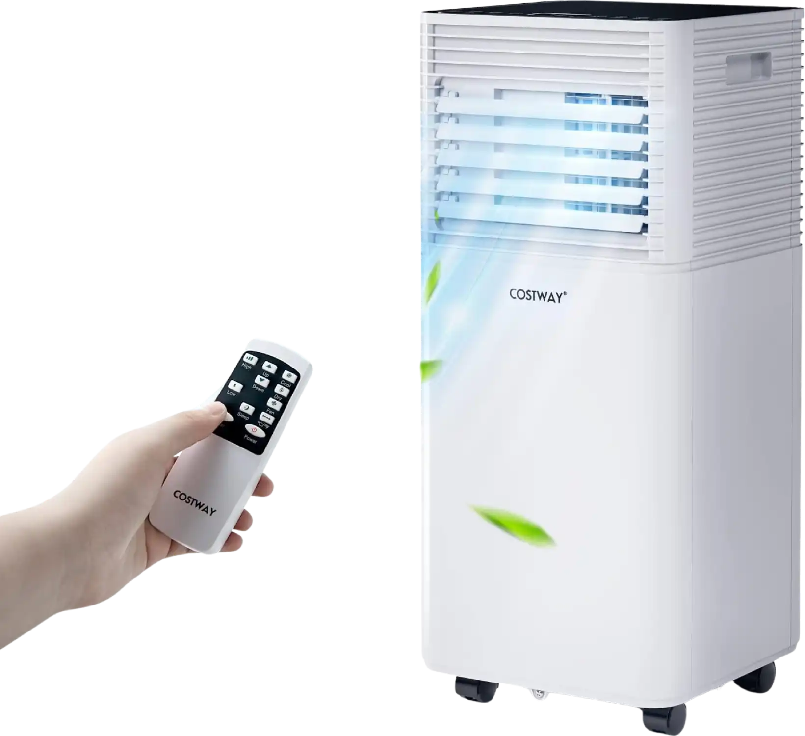 Costway Portable Air Conditioner 3-in-1 Dehumidifier Fan 10000 BTU 350 sq. ft. With Remote Control 76204893 New