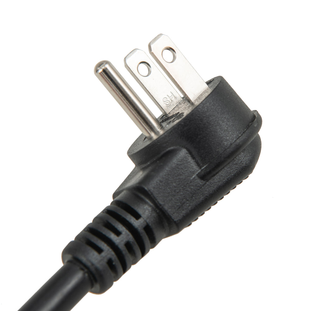 Close-up of a power plug for the 26 Inch Infrared Electric Fireplace Insert, designed for safe and efficient heating.