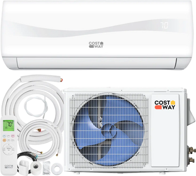 Costway 18000 BTU 19 SEER2 208-230V Mini Split Air Conditioner Heat Pump 60131248 New
