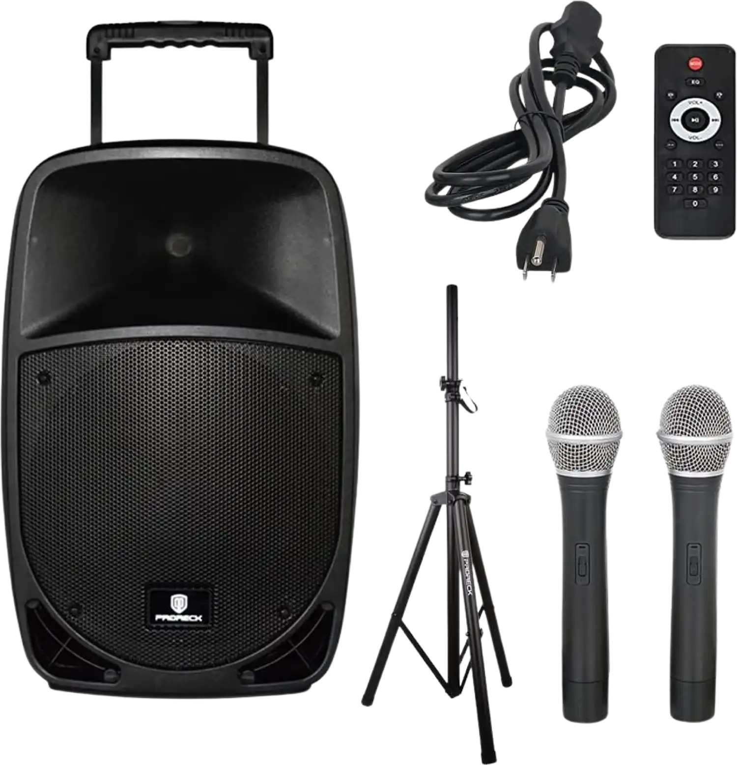 Proreck FREEDOM-15 PA Speaker System 800W 2-Way Rechargeable 15
