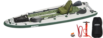 Sea Eagle FS126K_D FishSUP Inflatable Fishing SUP Deluxe Package New