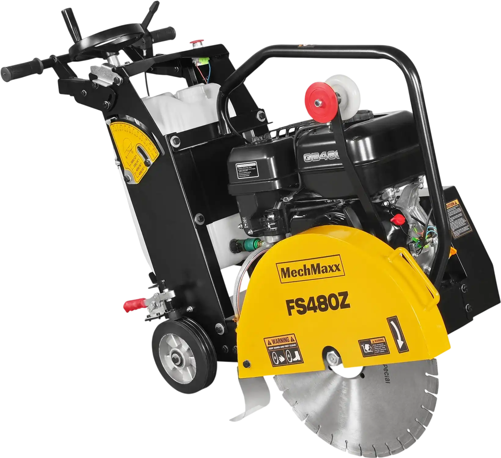 MechMaxx FS480Z Concrete Floor Saw 15 HP Walk-Behind 20