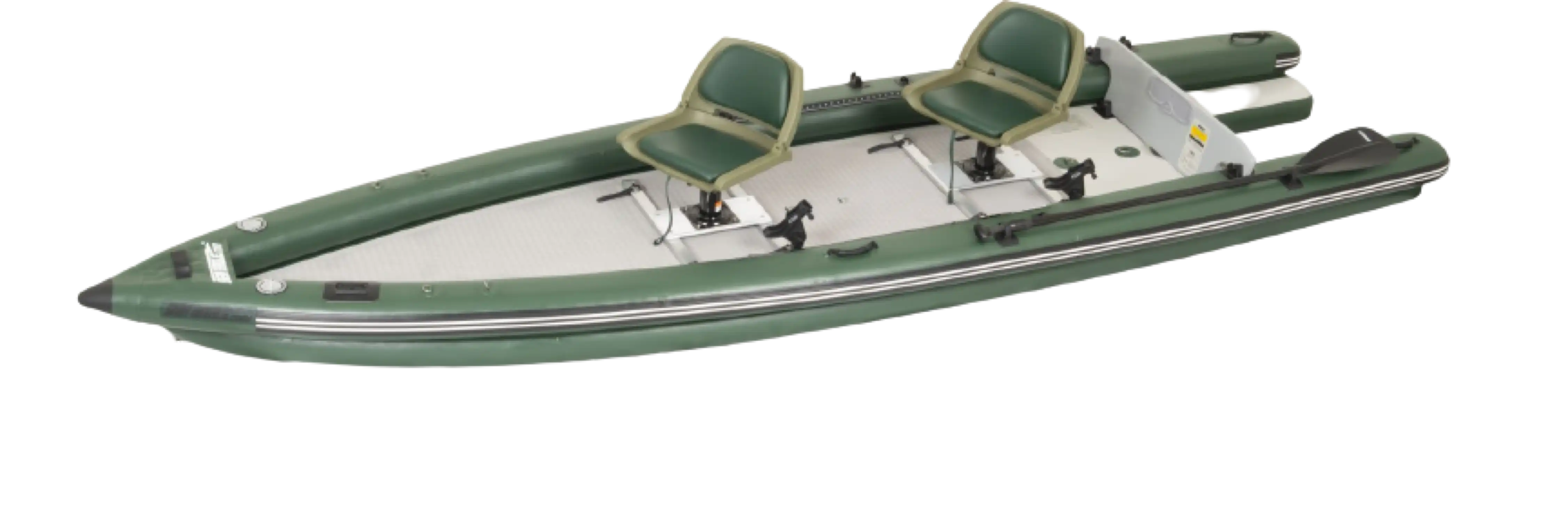 Sea Eagle FSK16K_SW FishSkiff 16 Inflatable Fishing Boat 2 Person Swivel Seat Package New