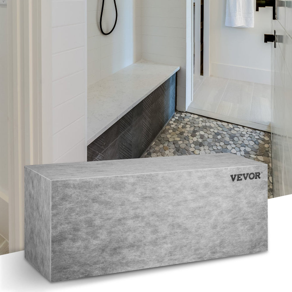 Vevor Tile Shower Seat 47.2" x 16" x 20" 440 Lbs. Load Rectangular Tileable Waterproof Bench New