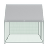 Vevor Large Metal Chicken Coop Walk in Waterproof Cover Flat-Top Run New