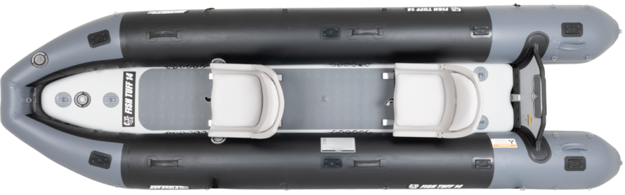 Sea Eagle FishTuff14 Inflatable Fishing Boat 14'7" Fishing Rig Package FT14K_FR New