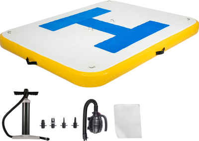 Vevor Inflatable Floating Dock 8' x 5' Platform 6