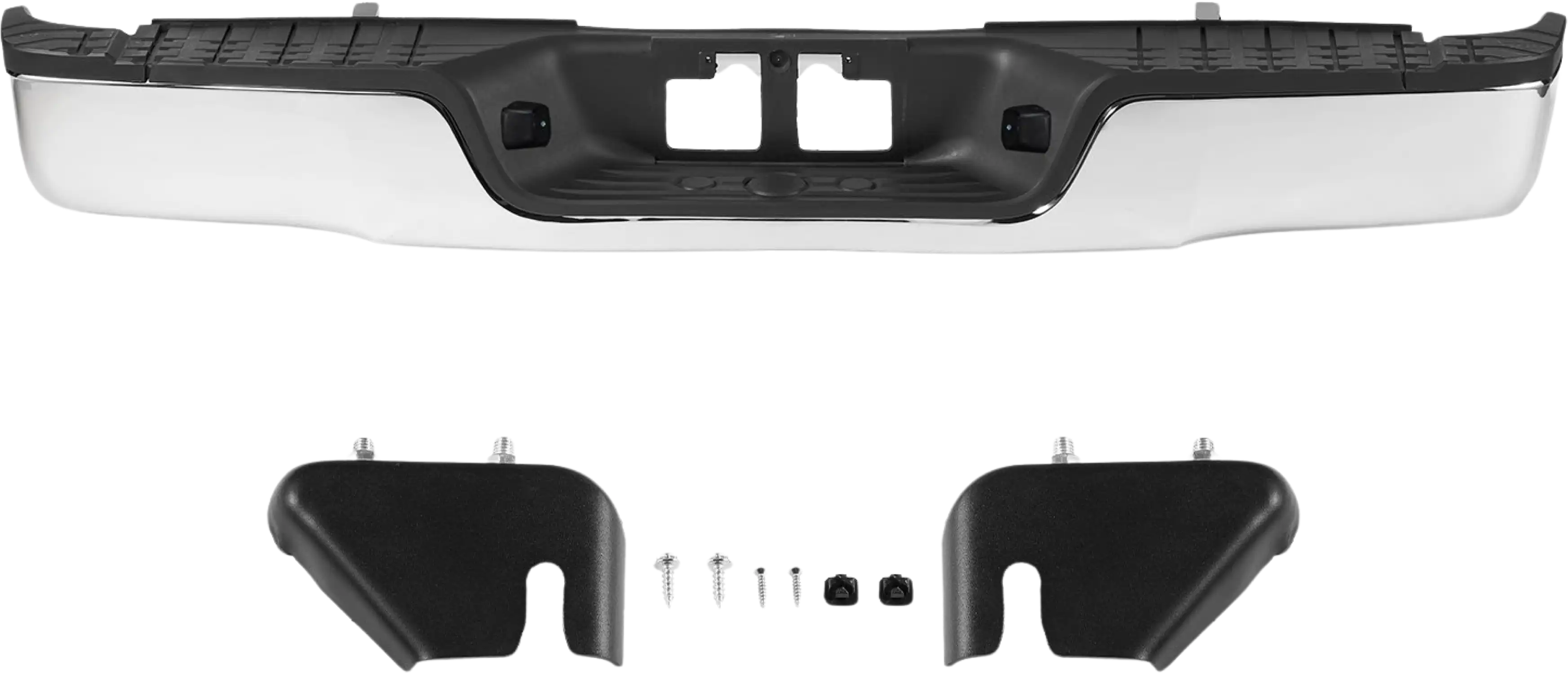 Vevor Rear Step Bumper Steel Compatible with 2007-2013 Toyota Tundra New