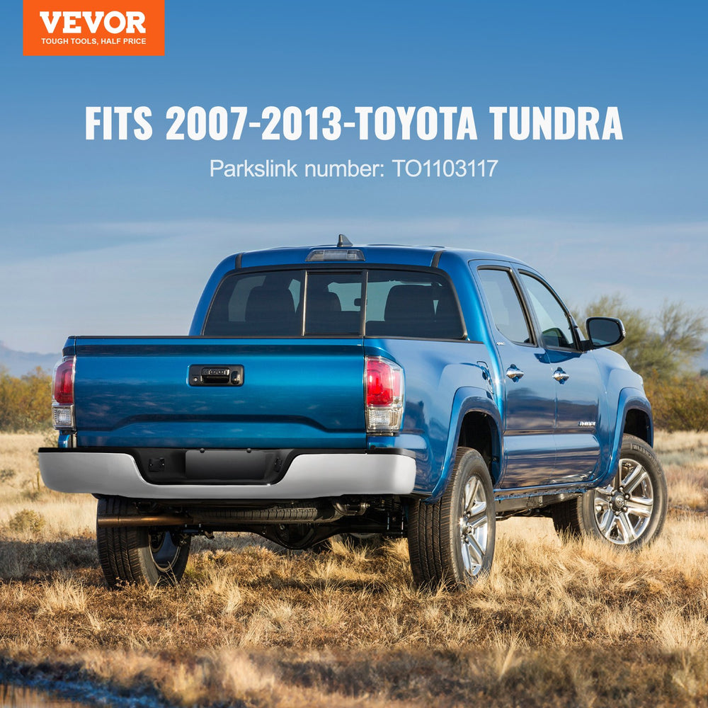 Vevor Rear Step Bumper Steel Compatible with 2007-2013 Toyota Tundra New