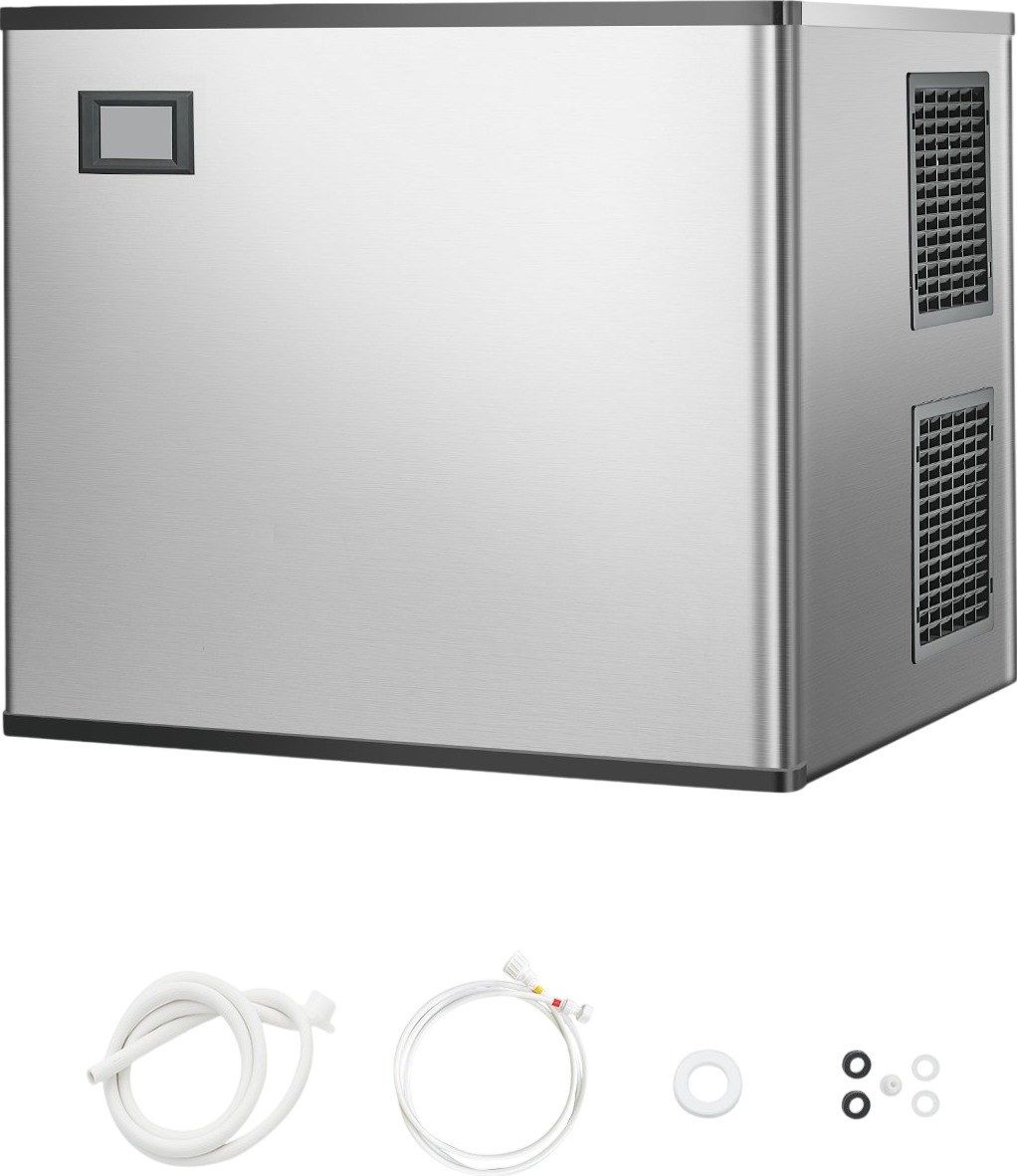 Vevor Commercial Ice Maker Head Unit Only 800 Lbs/Day Self-Cleaning Adjustable Ice Thickness New