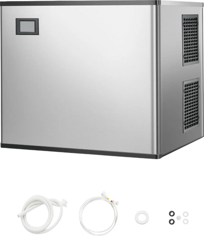 Vevor Commercial Ice Maker Head Unit Only 800 Lbs/Day Self-Cleaning Adjustable Ice Thickness New