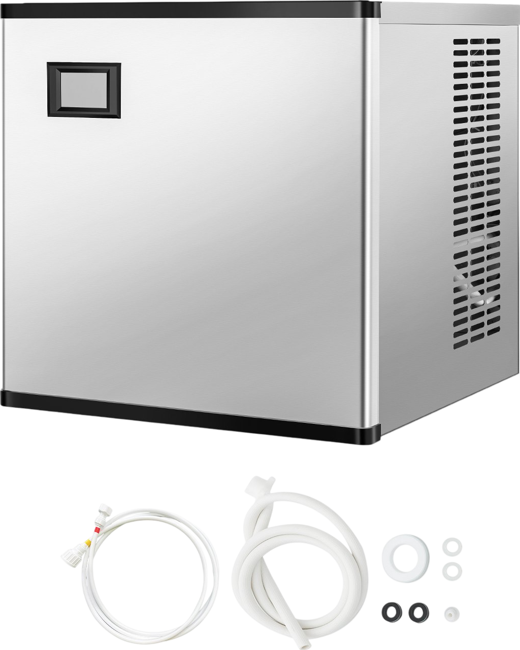 Vevor Commercial Ice Maker Head Unit Only 500 Lbs/Day Self-Cleaning Adjustable Ice Thickness New