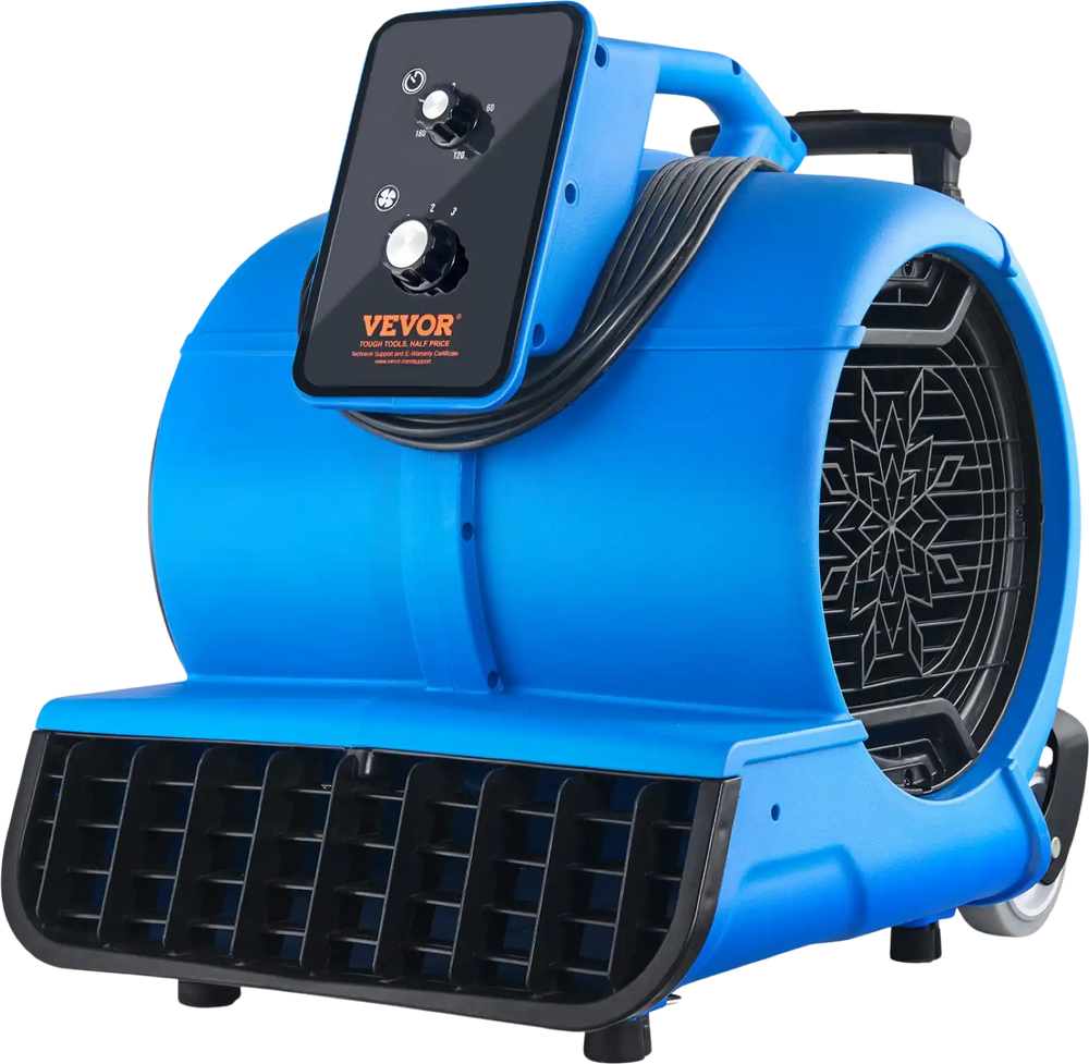 e fully bis 4000 VEVOR Floor Blower 1560 Rpm 4000 Cfm Air Mover with 3 Blowing Angles 3
