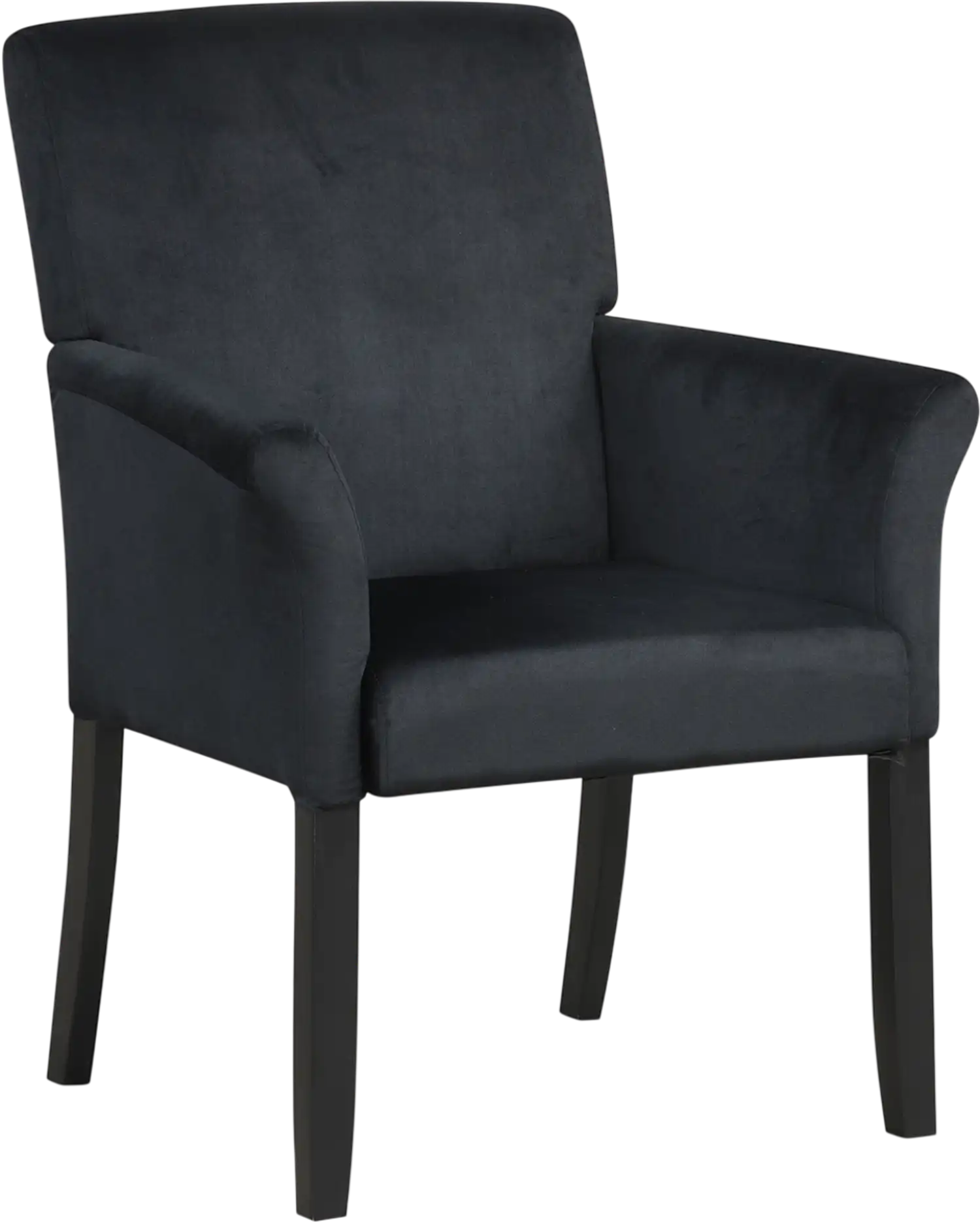 Costway Fabric Upholstered Executive Guest Armchair Rubber Wood Legs Accent Chair 35820649 New