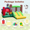 Kids Castle Slide Bouncer 6-in-1 inflatable with dual slides, trampoline, and 680W blower for versatile outdoor fun.