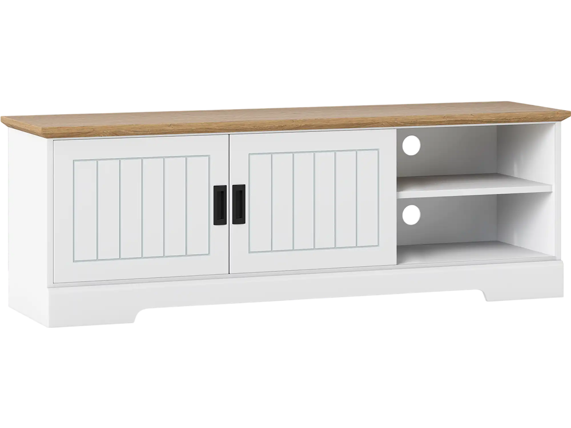 Costway Farmhouse TV Stand for TVs up to 65