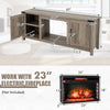 Costway TV Stand with Storage Cabinets for Flat Screens up to 70" New