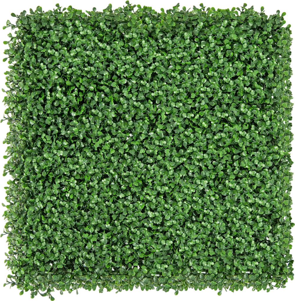 12 Pieces 20 x 20 Inch Artificial Boxwood Wall Panels with Insertable Branches