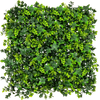 12 Pieces 20 x 20 Inch Artificial Greenery Foliage Panels with Insertable Branches