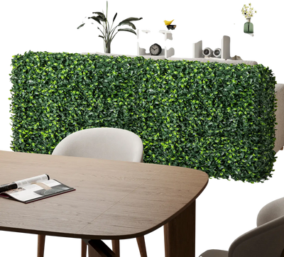 Costway Faux Greenery Room Divider Privacy Screen Fence Hedge Wall 92734615 New