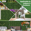 Artificial topiary gardenia shrub grass panels, 20x20 inches, suitable for indoor and outdoor decoration and.