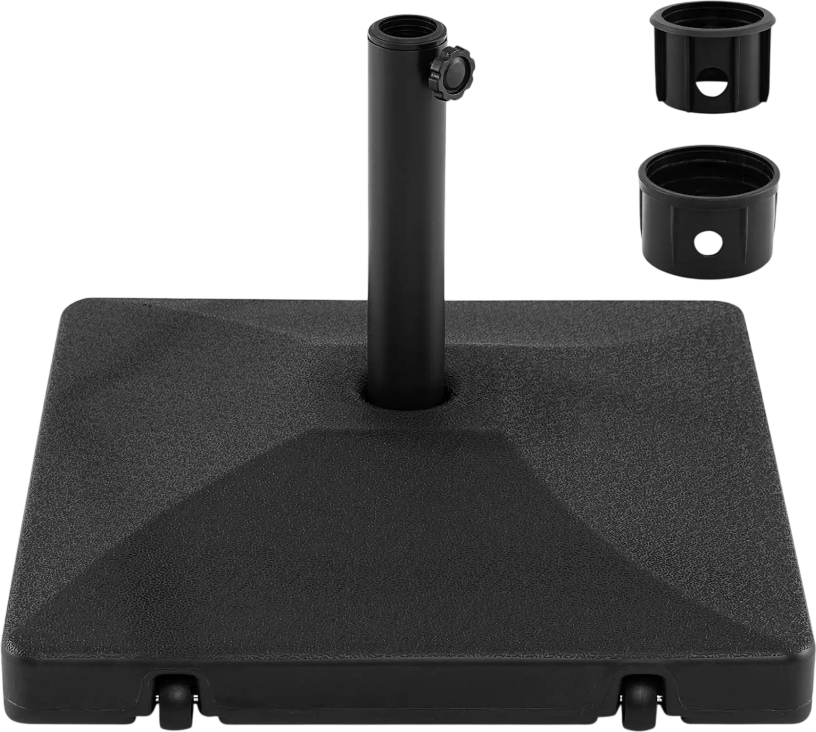Costway 90 lbs Fillable Heavy Duty Umbrella Base w/ 2 Wheels 81556882 New