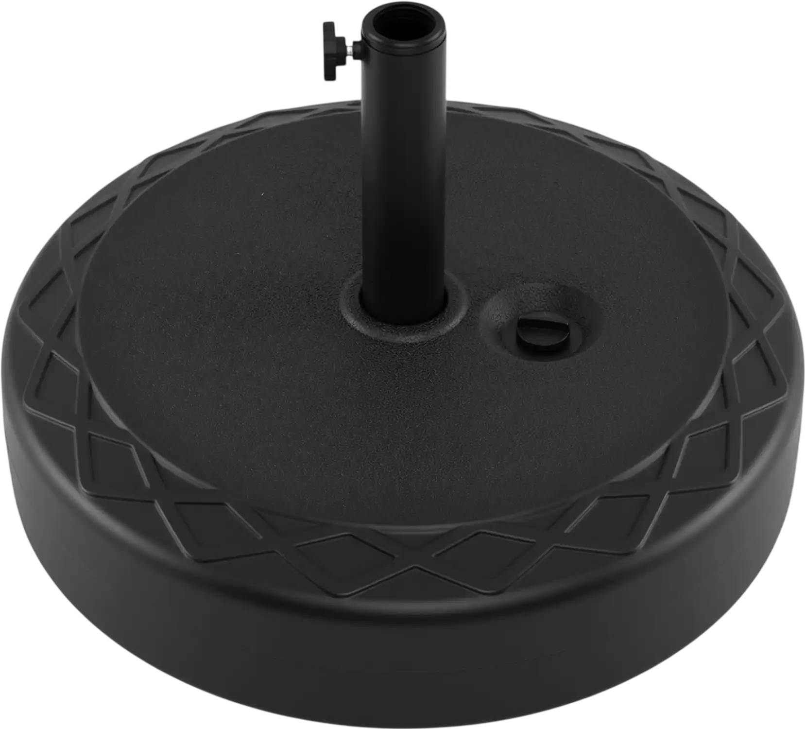 Costway 90 lbs Fillable Round Market Umbrella Base Stand 78817127 New