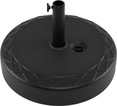 Costway 90 lbs Fillable Round Market Umbrella Base Stand 78817127 New