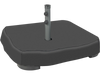 Fillable Umbrella Base with 2 Sandbags and Dust-proof Cover
