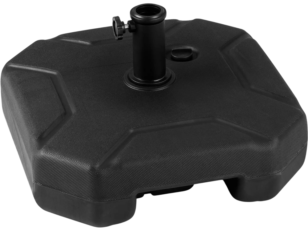 17 Inch 88 LBS Heavy-Duty Fillable Umbrella Base with Handle
