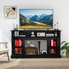 TV Stand with LED Lights and Remote Control-Black - Gallery View 1 of 9