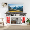 TV Stand with LED Lights and Remote Control-White - Gallery View 1 of 9