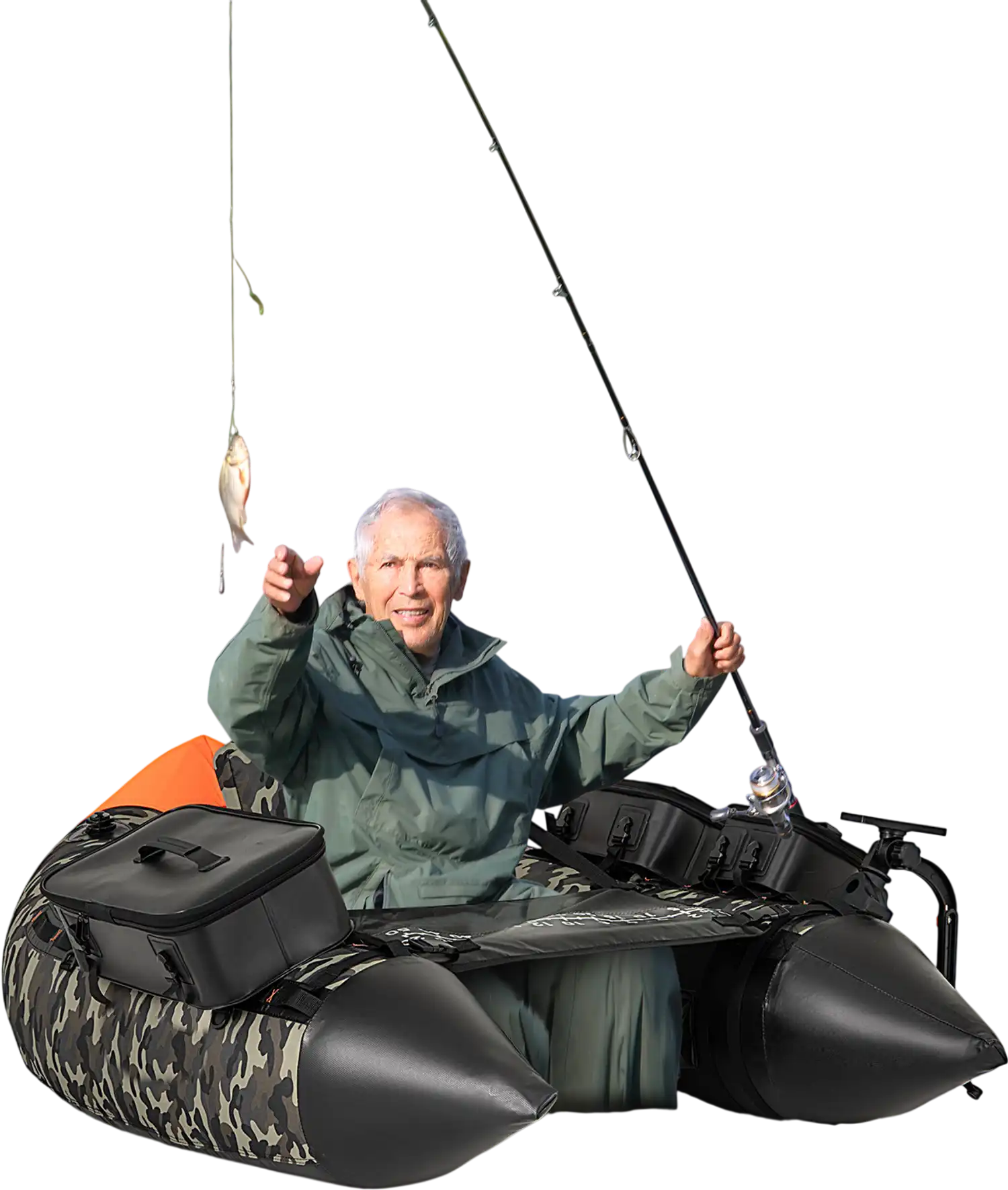 Costway Portable Fishing Boat Camouflage 35218697 New