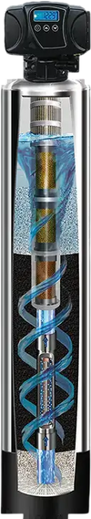 Freedom Water Systems Platinum Series whole home filtration system (13x54) cutaway render