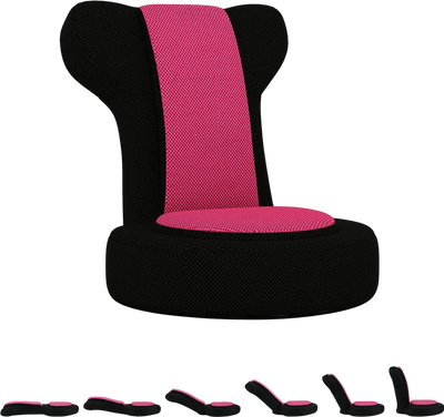 Costway Floor Gaming Leisure Chair Adjustable Headrest Backrest 19225473 New